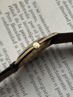 Omega De Ville Silver Sparkle Dial 32 mm 111.098 18K Solid Gold 1970, a cuerda - Imagen 5