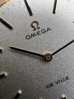 Omega De Ville Silver Sparkle Dial 32 mm 111.098 18K Solid Gold 1970, a cuerda - Imagen 3
