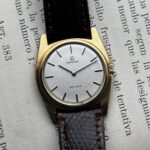 Omega De Ville Silver Sparkle Dial 32 mm 111.098 18K Solid Gold 1970, a cuerda