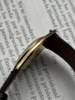 Omega De Ville Silver Sparkle Dial 32 mm 111.098 18K Solid Gold 1970, a cuerda - Imagen 6