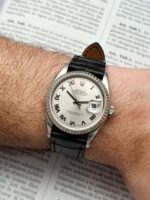 Rolex Datejust Silver Roman Dial 36 mm 16220, automático. - Imagen 2