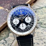 Breitling Navitimer Chronograph 18K Gold Bezel "Reverse Panda" 42 mm D23322, automático.