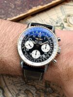 Breitling Navitimer Chronograph 18K Gold Bezel "Reverse Panda" 42 mm D23322, automático. - Imagen 2
