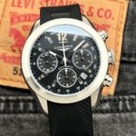 Longines Grande Vitesse Chronograph Black Dial 42 mm, automático.