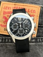 Longines Grande Vitesse Chronograph Black Dial 42 mm, automático.