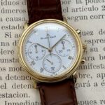 Blancpain Villeret Chronograph White Dial 18K Gold 34 mm, automático. 