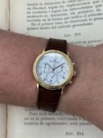 Blancpain Villeret Chronograph White Dial 18K Gold 34 mm, automático.  - Imagen 2