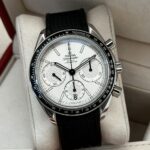 Omega Speedmaster Racing Co-Axial Chronograph White Dial 40 mm 2015 FULL SET, automático.