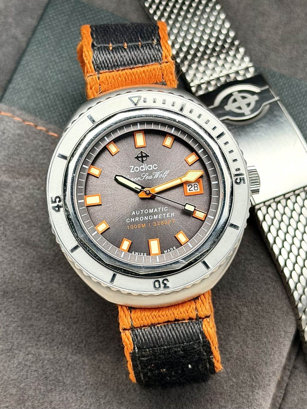 IMG_5577 Zodiac Super Sea Wolf 68 Limited Edition 44 mm ZO9507 FULL SET, automático. - Imagen 1