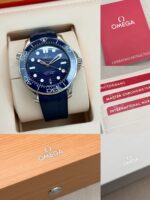 Omega Seamaster Diver 300M 42 mm Co-Axial Master Chronometer Blue Dial 2021 FULL SET, automático. - Imagen 10
