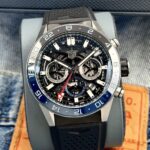 TAG Heuer Carrera Chronograph Twin Time GMT 45 mm CBG2A1Z.FT6157, automático.