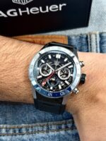 TAG Heuer Carrera Chronograph Twin Time GMT 45 mm CBG2A1Z.FT6157, automático. - Imagen 2