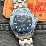 Omega Seamaster Diver 300M "Prince William" 36.25 mm Mid Size Blue LumiNova Dial, de cuarzo.