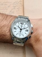 Longines Lungomare Chronograph White Dial 40 mm L3.633.4, de cuarzo. - Imagen 2
