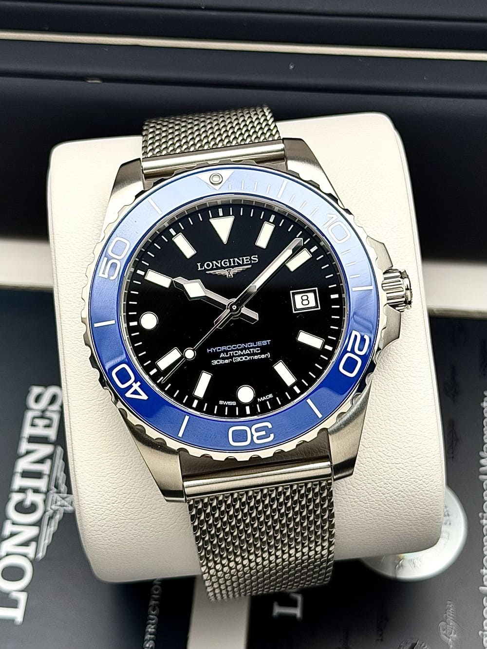 IMG_7411 Longines HydroConquest 2026 Blue Bezel 42 mm FULL SET, automático. - Imagen 1