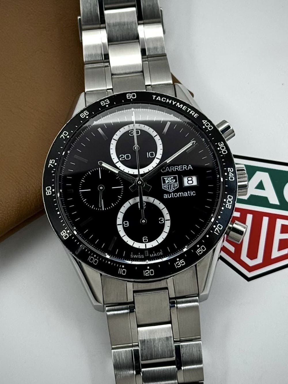 b6cae568-a1e3-4046-a1a7-1a6c1adae1a5 TAG Heuer Carrera Calibre 16 CV2010-3 "Brad Pitt", automático. - Imagen 1
