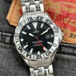 Omega Seamaster Diver 300M GMT 50th Anniversary 41.5 mm 1998, automático.