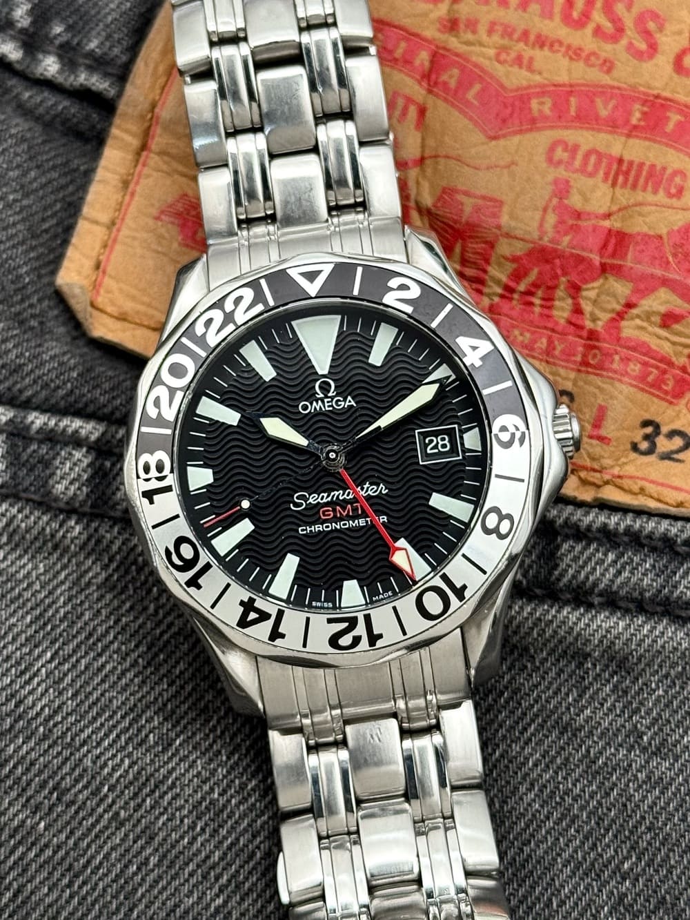 IMG_1745 Omega Seamaster Diver 300M GMT 50th Anniversary 41.5 mm 1998, automático. - Imagen 1