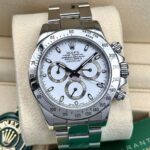 Rolex Cosmograph Daytona White Dial 40 mm 116520 FULL SET 2005, automático.
