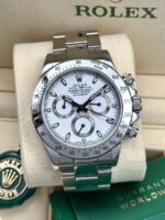 Rolex Cosmograph Daytona White Dial 40 mm 116520 FULL SET 2005, automático.