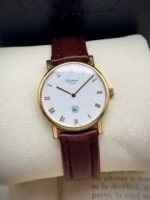 Chopard Classic 18K Gold Manual "Telis Finanz" White Dial 34 mm 163154, a cuerda.