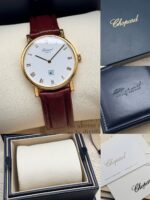 Chopard Classic 18K Gold Manual "Telis Finanz" White Dial 34 mm 163154, a cuerda. - Imagen 7