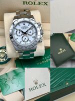 Rolex Cosmograph Daytona White Dial 40 mm 116520 FULL SET 2005, automático. - Imagen 7
