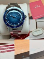 Omega Seamaster 300 75th Anniversary Summer Blue 41 mm FULL SET, automático. - Imagen 9