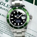 Rolex Submariner Date "Kermit" Flat Four Bezel 16610LV 50th Anniversary, automático.