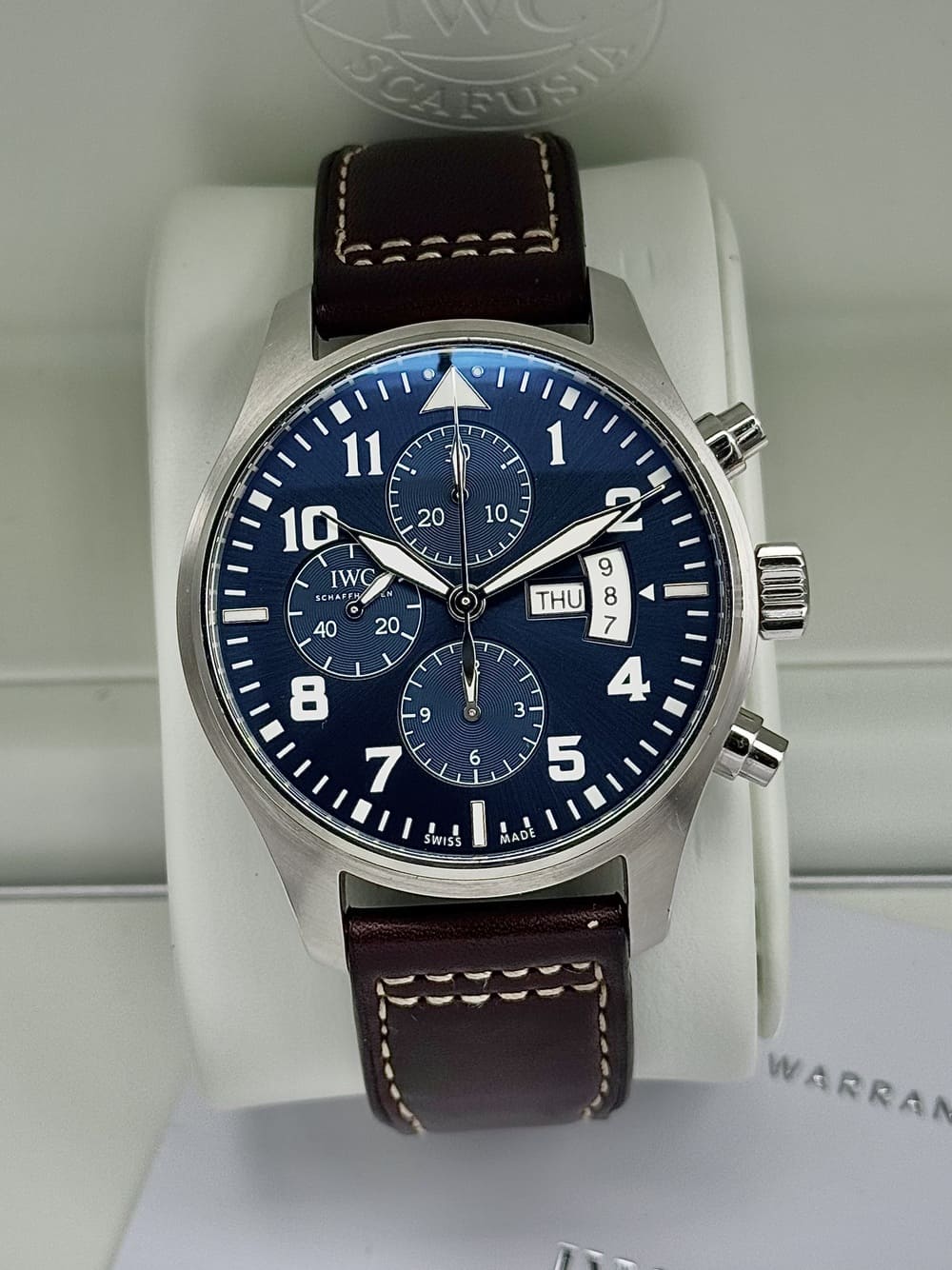 IMG_3932 IWC Schaffhausen Pilot's Watch Chronograph "Le Petit Prince" Edition 43 mm FULL SET 2015, automático. - Imagen 1