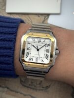 Cartier Santos de Cartier Large 18K Yellow Gold & Steel FULL SET 2025, automático. - Imagen 2