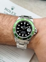 Rolex Submariner Date "Kermit" Flat Four Bezel 16610LV 50th Anniversary, automático. - Imagen 5