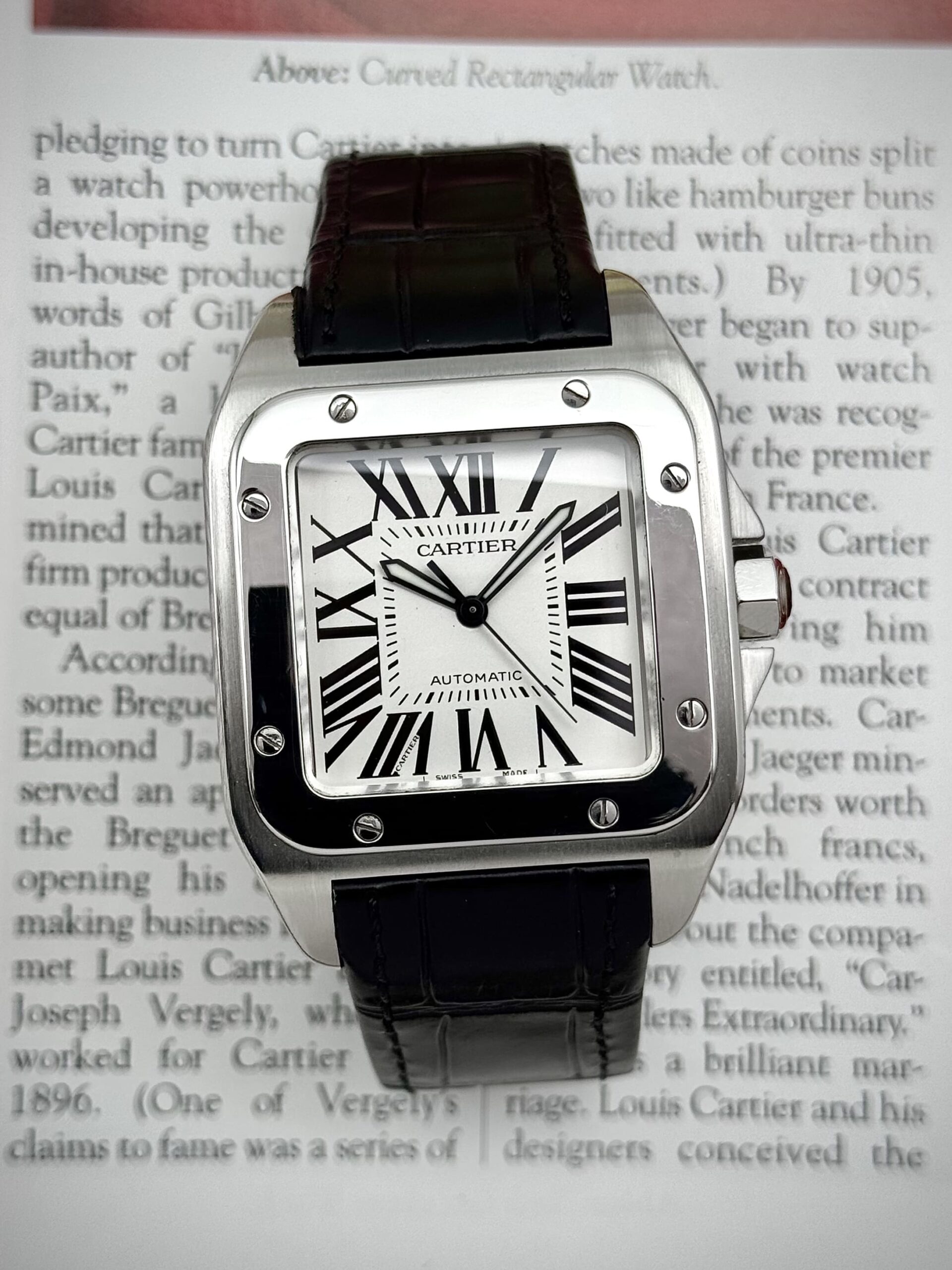 tempImage13NKuf Cartier Santos 100 Large (XL), automático - Imagen 1