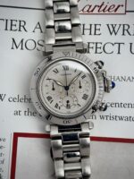 Cartier Pasha Chronograph Mecha-Quartz 38 mm, mecha quartz.