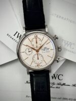 IWC Portofino Chronograph Silver Dial 42 mm 2018 IW391022, automático.