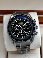 Omega Speedmaster HB-SIA Co-Axial GMT Chronograph Carbon-Fiber Dial 44.25 mm FULL SET, automático.
