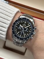 Omega Speedmaster HB-SIA Co-Axial GMT Chronograph Carbon-Fiber Dial 44.25 mm FULL SET, automático. - Imagen 2