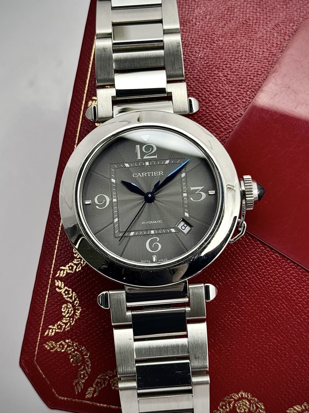 IMG_7467 Cartier Pasha de Cartier Grey Dial 41 mm WSPA0026 2026 FULL SET, automático. - Imagen 1
