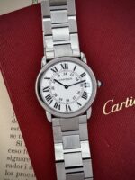 Cartier Ronde Solo Large 36 mm 2016 FULL SET, de cuarzo.