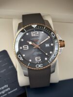 Longines HydroConquest Grey Dial 43 mm 2025 FULL SET, automático.