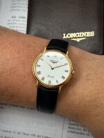 Longines Quartz White Roman Dial 33 mm 1993 FULL SET, de cuarzo. - Imagen 2