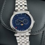 Frederique Constant Business Timer Blue Dial 40 mm FULL SET, de cuarzo.