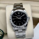 Rolex Oyster Perpetual Air-King Black Dial 14010M 2005 FULL SET, automático.