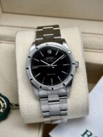Rolex Oyster Perpetual Air-King Black Dial 14010M 2005 FULL SET, automático.