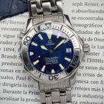 Omega Seamaster Professional 300M Midsize "Electric Blue" 36.25 mm 2253.80.00, automático.